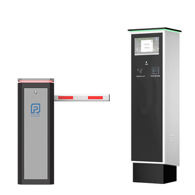 Máy thanh toán vé đậu xe với máy đọc thẻ NFC, mã QR và máy POS